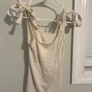 Ladies Tank Top with Shoulder Bows